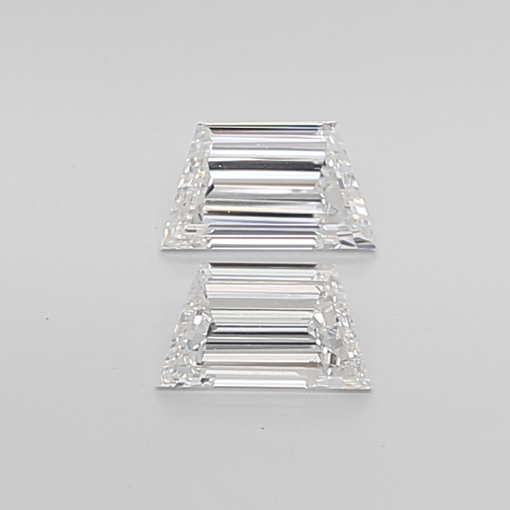 0.92CT G VS2 Trapezoid Premium Diamond Pair 6.15*3.55*2.4MM