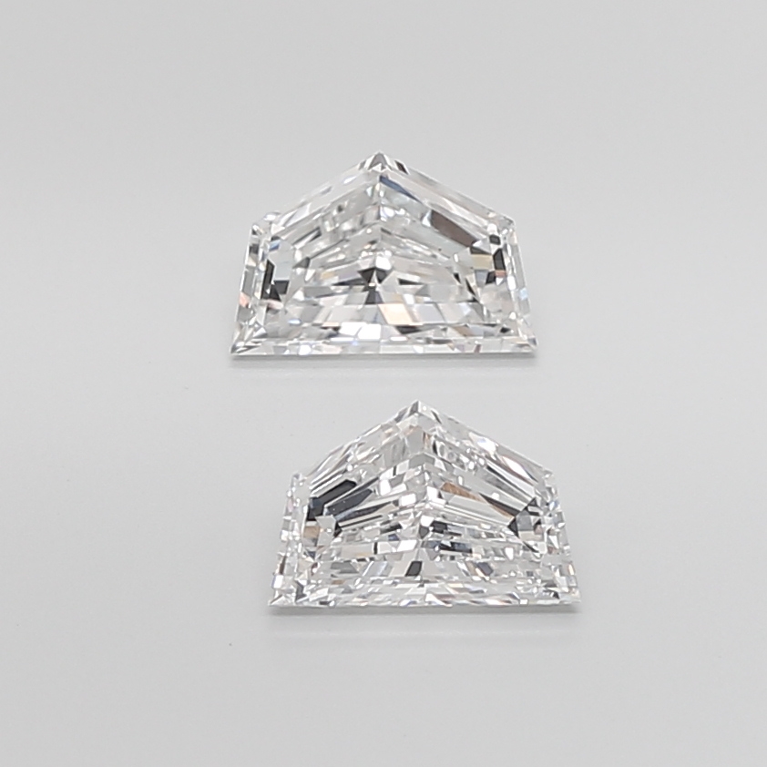 2.00CT E VVS2 Cadillac Premium Lab Grown Diamond Pair 8.3*5.45*3.1MM