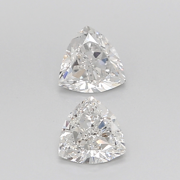 1.01CT G VS2 Trilliant Natural Diamond Pair 5.5*5.5*2.65MM