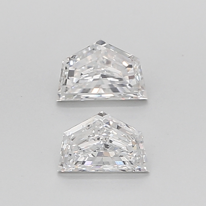 0.99CT E VVS2 Cadillac Lab Grown Diamond Pair 6*4*2.75MM