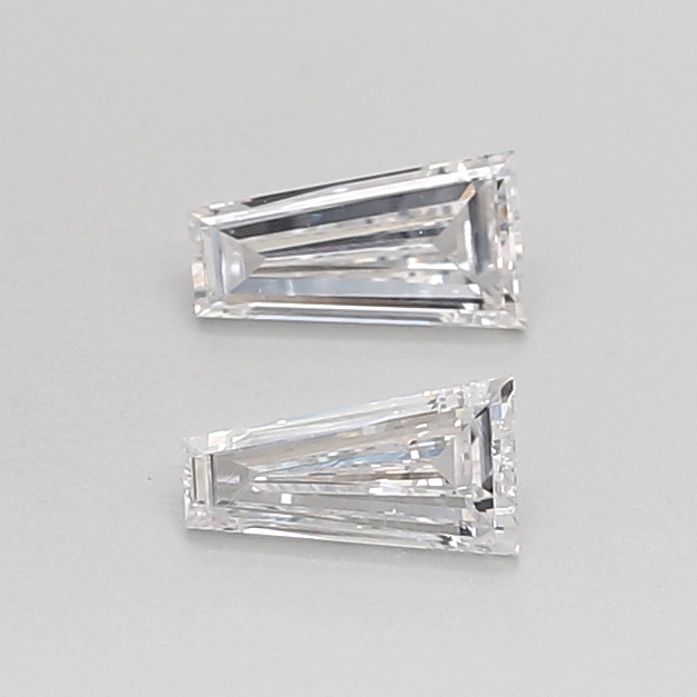 0.32CT E VVS2 Taper Natural Diamond Pair 5*2.75*1.5MM
