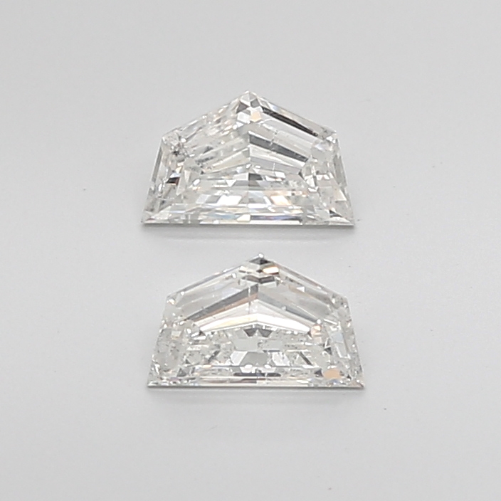 Premium Quality 0.85 Ct SI1 H Step Cadillac Diamond Pair