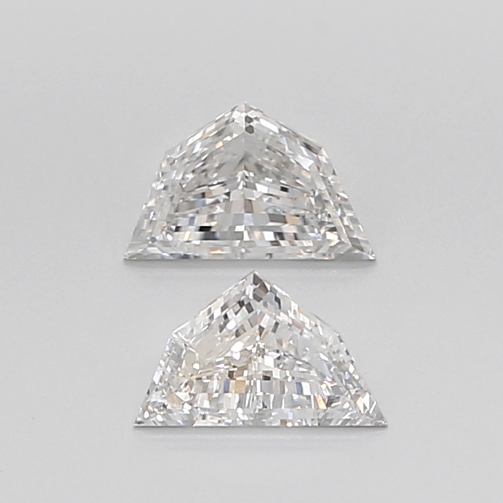 1.19CT E VVS2 Cadillac Lab Grown Diamond Pair 7.5*4.65*2.9MM