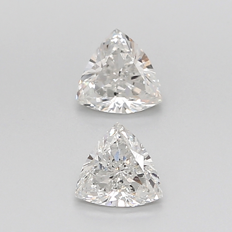 0.97CT H SI1 Trilliant Natural Diamond Pair 5.3*5.3*2.75MM