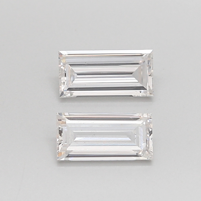 0.62CT F VS1 Baguette Lab Grown Diamond Pair 6*3*1.65MM