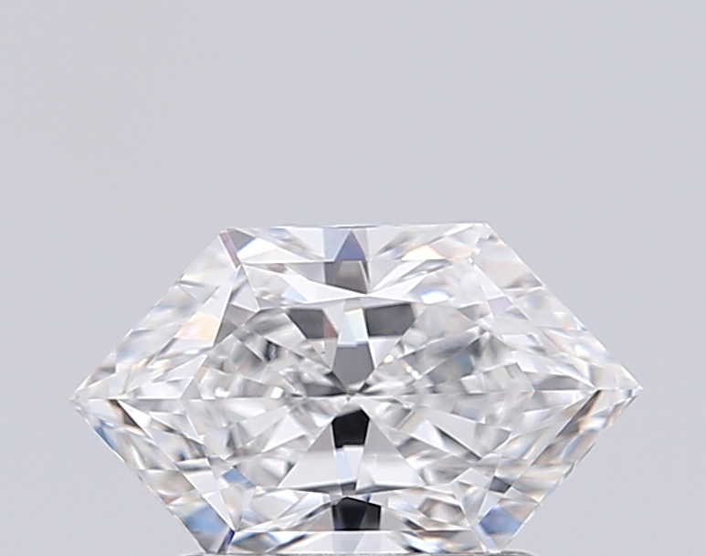 1.55CT D VS1 Hexagonal Lab Grown Fancy Shape Diamond 10.09*6.02*4.02MM