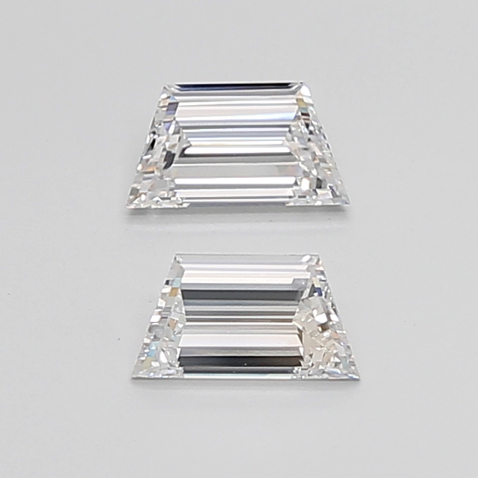 1.61 CT E VVS2 TRAPEZOID diamond Pairs Inventory