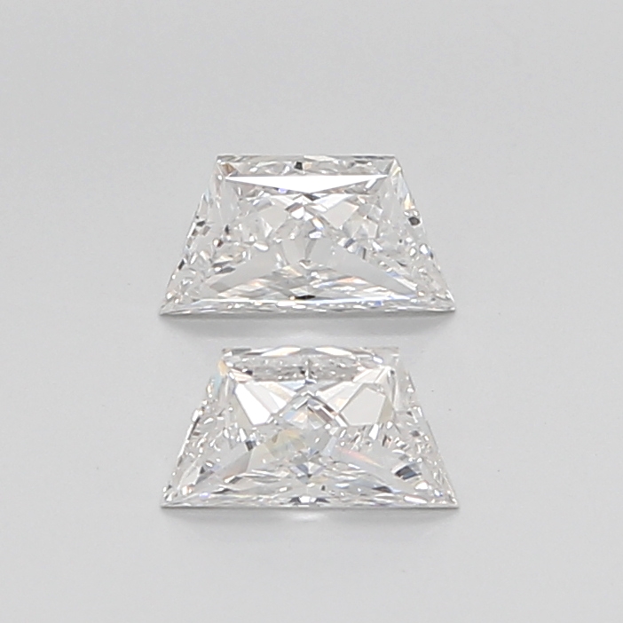 1.18 CT E VVS2 TRAPEZOID diamond Pairs Inventory