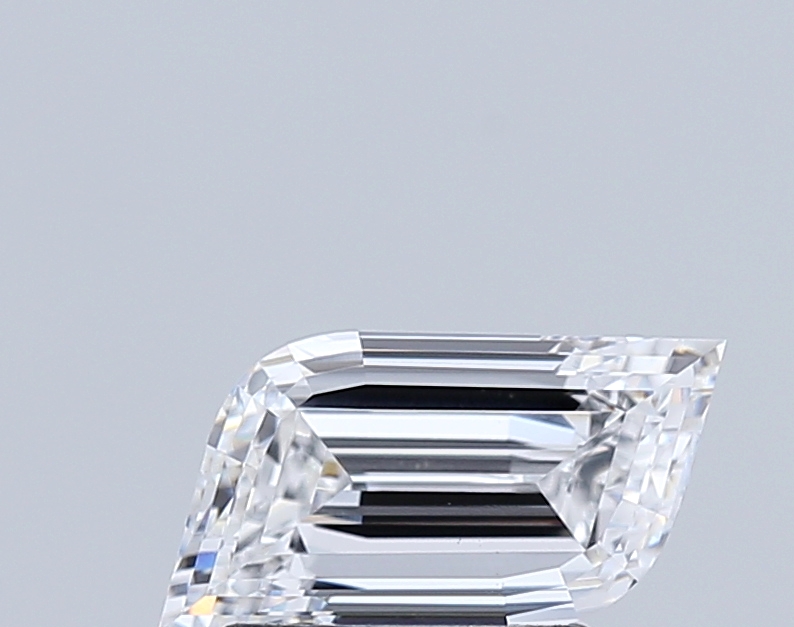 1.22 Ct VS1 D Step Cut Shield Premium Lab Grown Fancy Shape Diamond