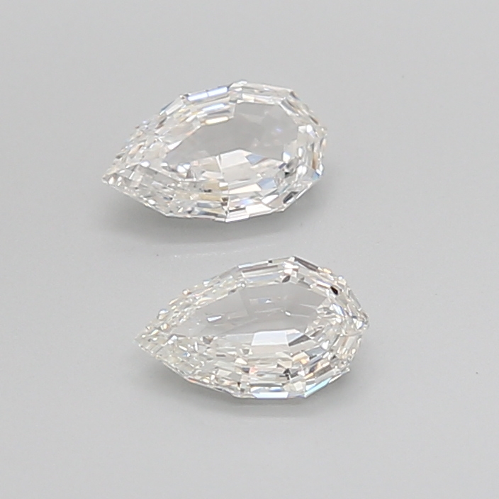 0.91 CT H VS1 PEAR diamond Pairs Inventory