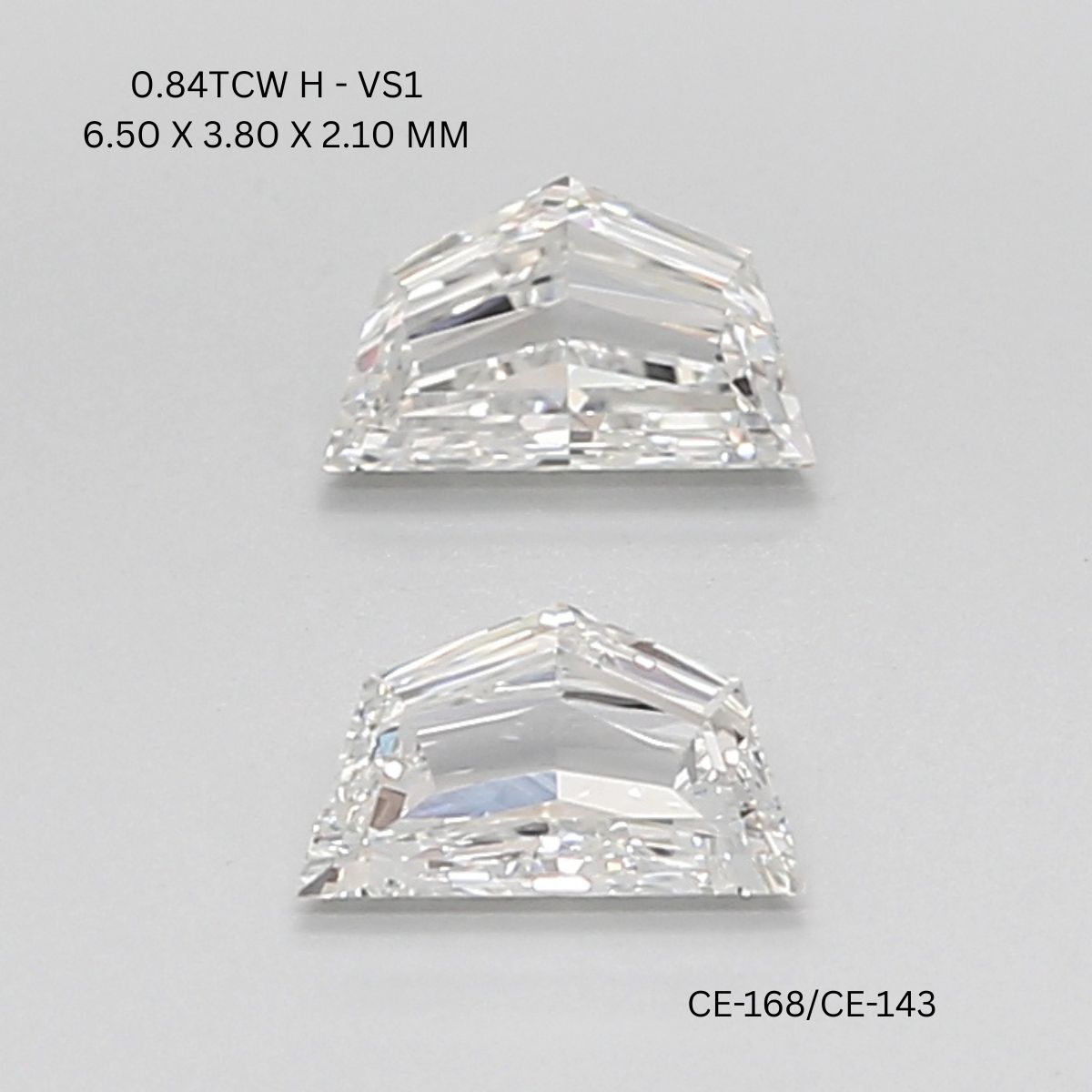 0.84 CT H VS1 CADILLAC diamond Pairs Inventory