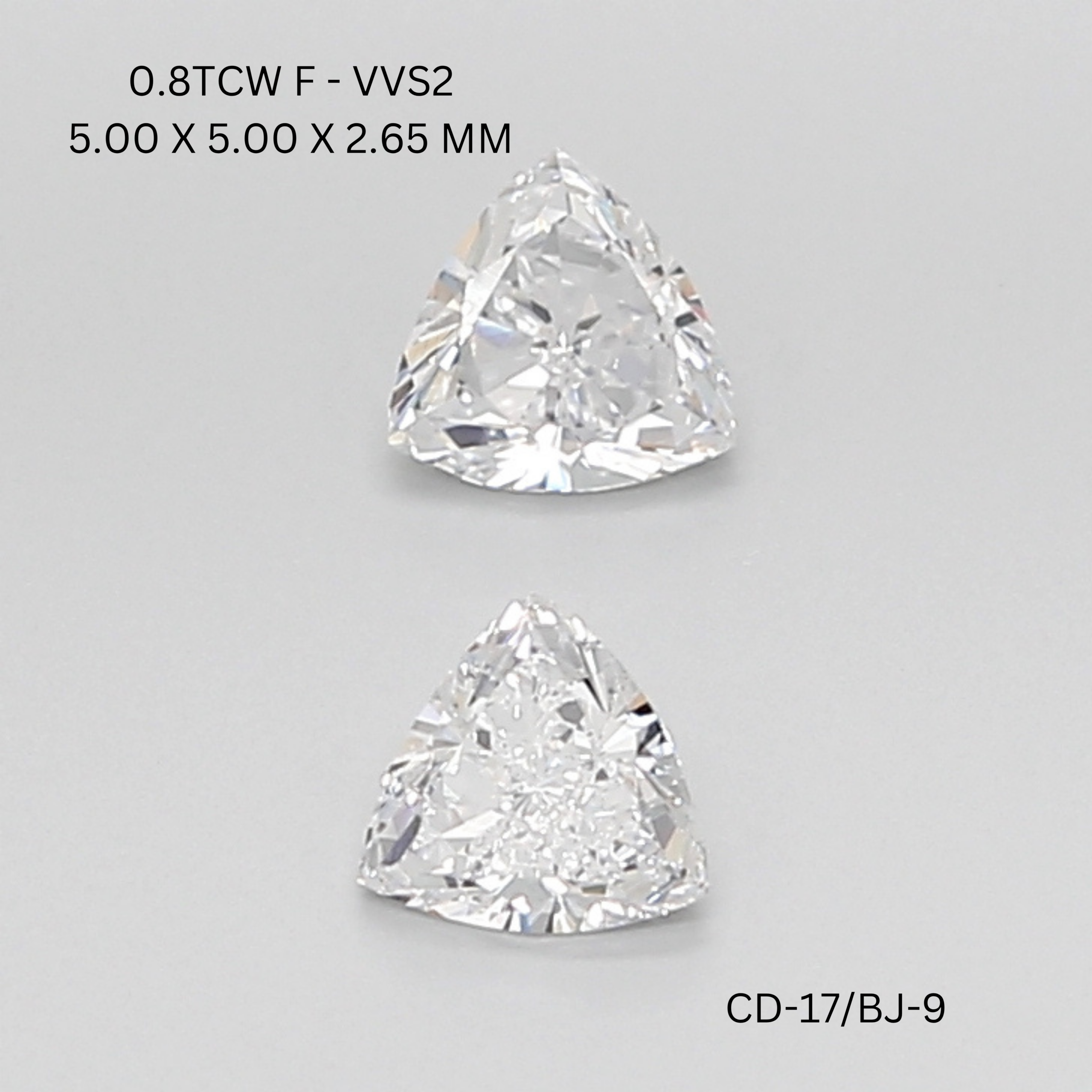 Brilliance Trilliant Cut Diamond Match Pair - OM Jewels Inc