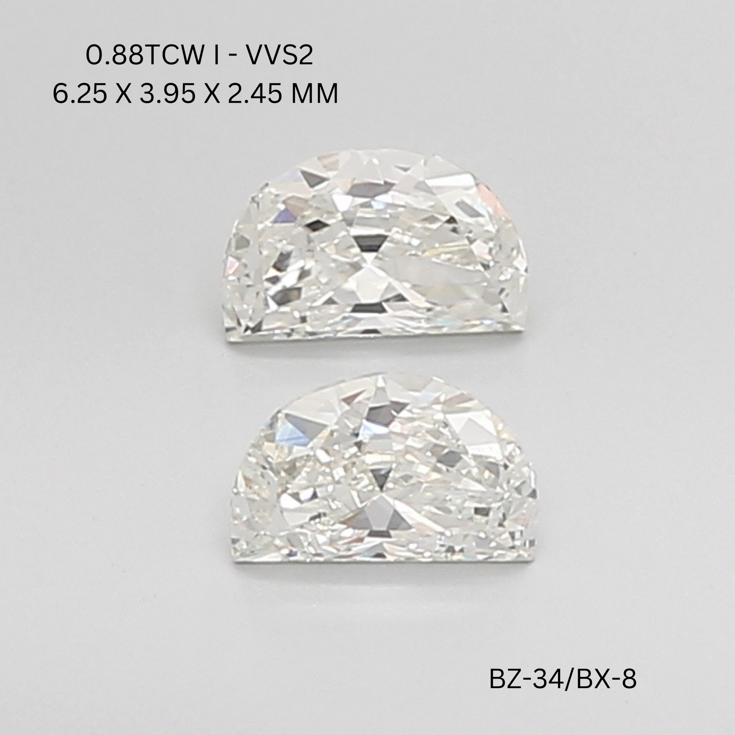 Half Moon Diamond Matching Pair At USA