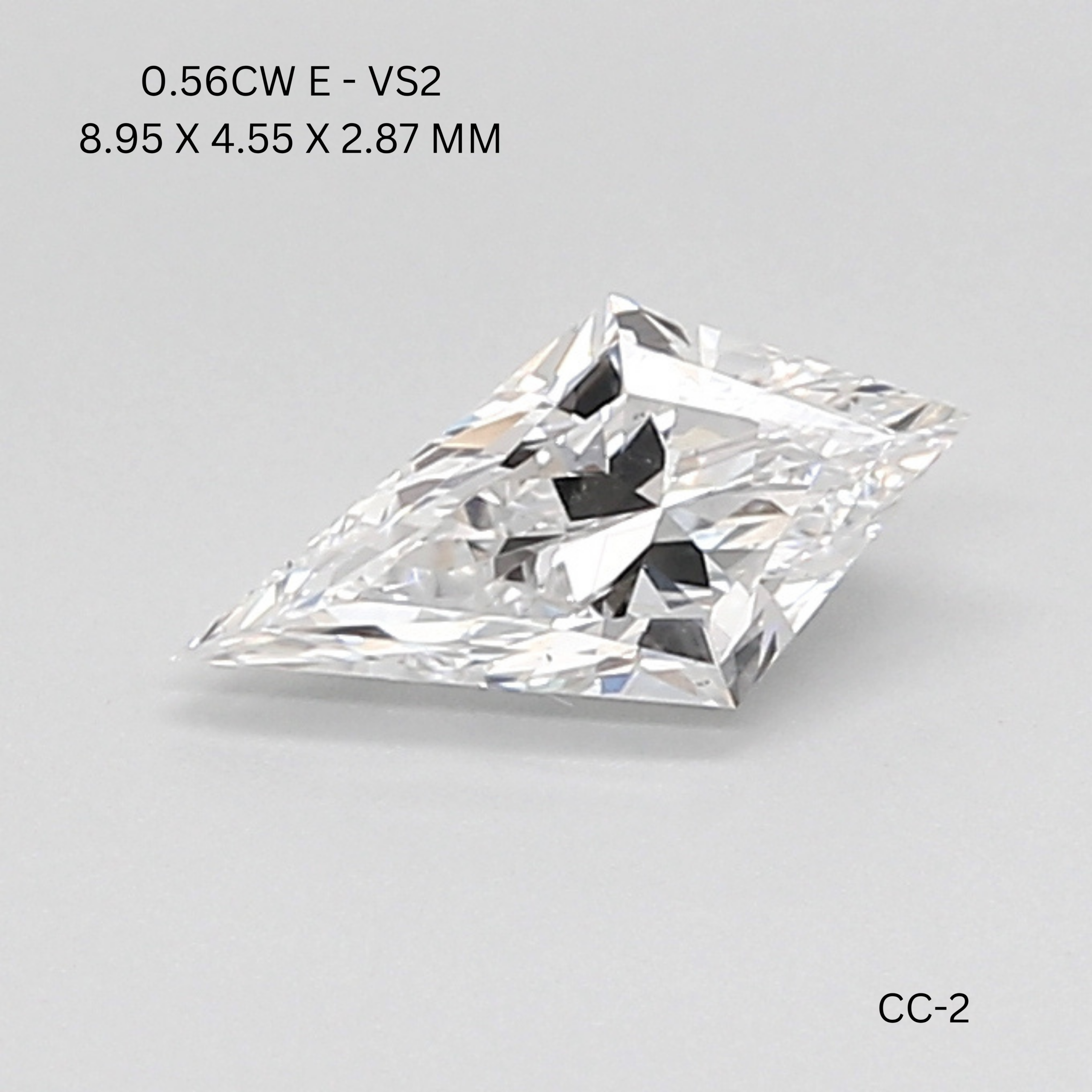0.56 CT Kite Cut Diamond USA OM Jewels Inc