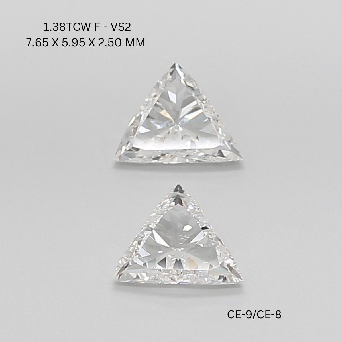 Trilliant Cut Diamond Match Pair OM Jewels Inc