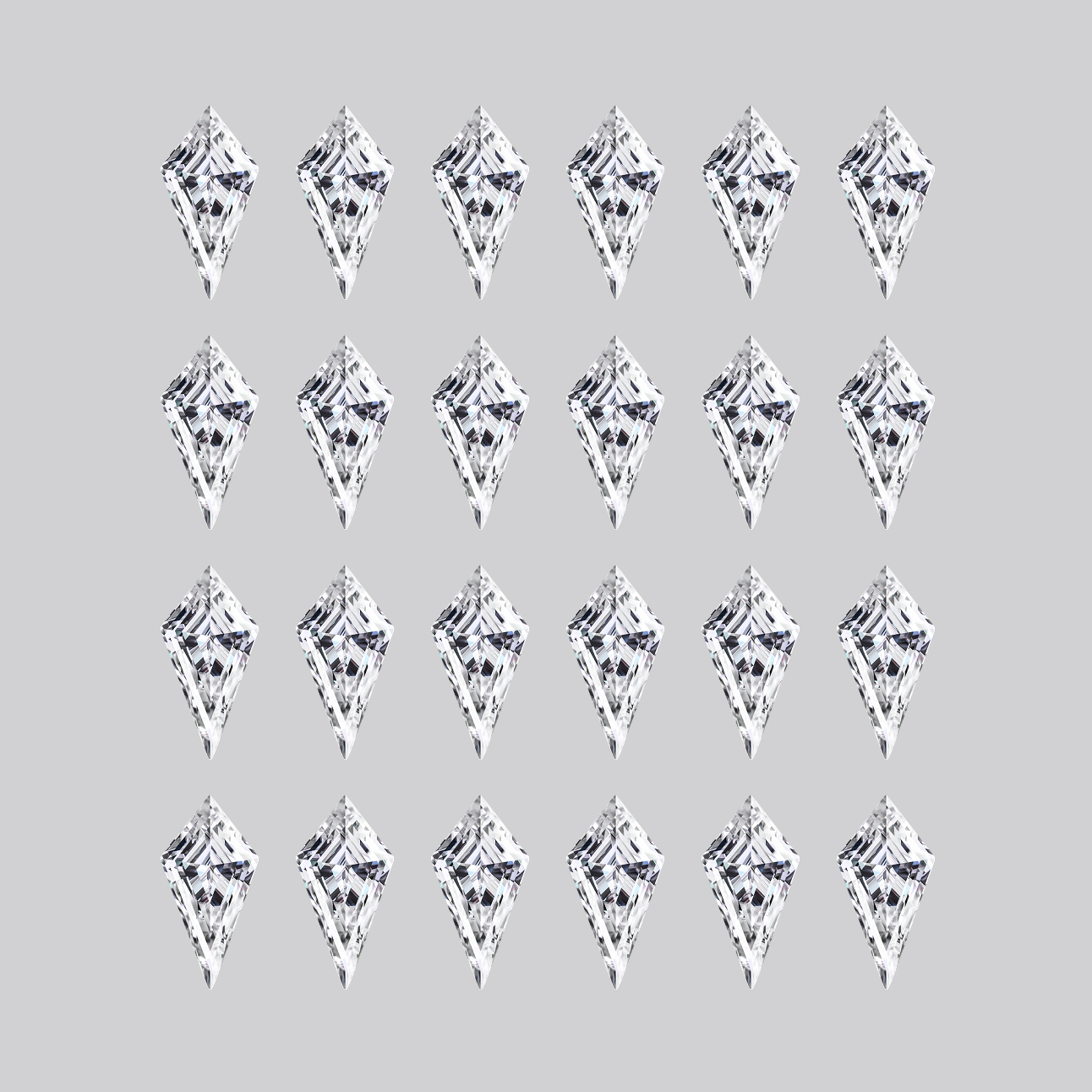 Kite Shape Diamond Layouts