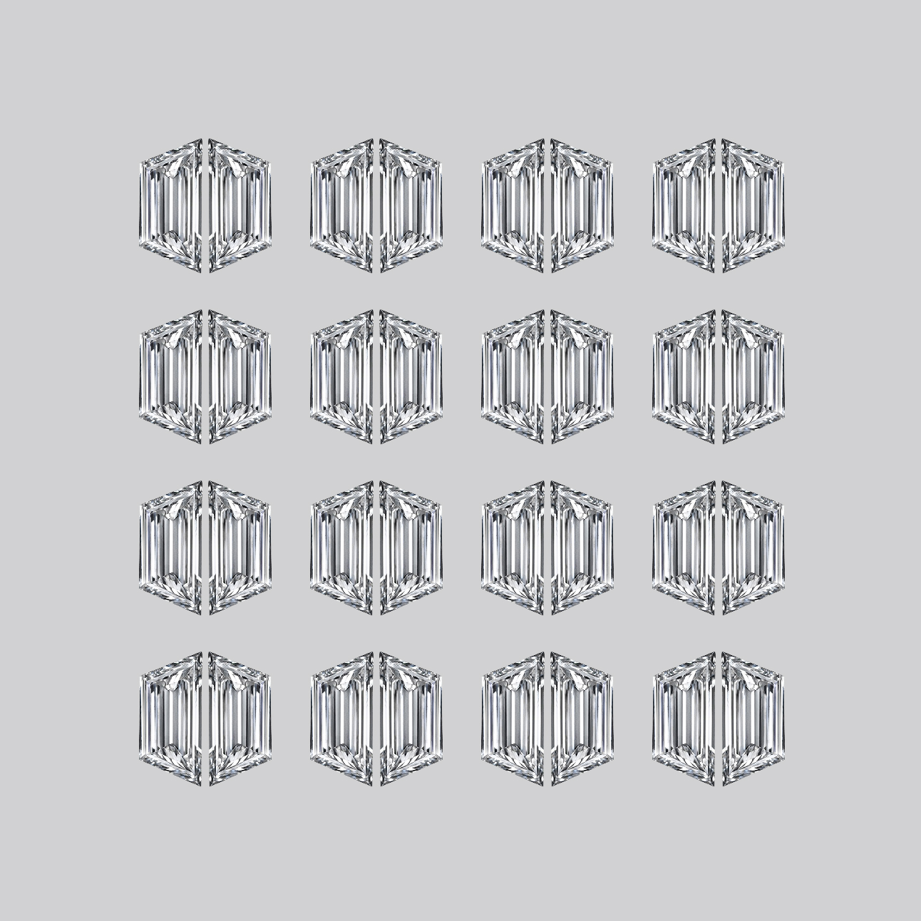 Trapezoid Shape Diamond Layouts
