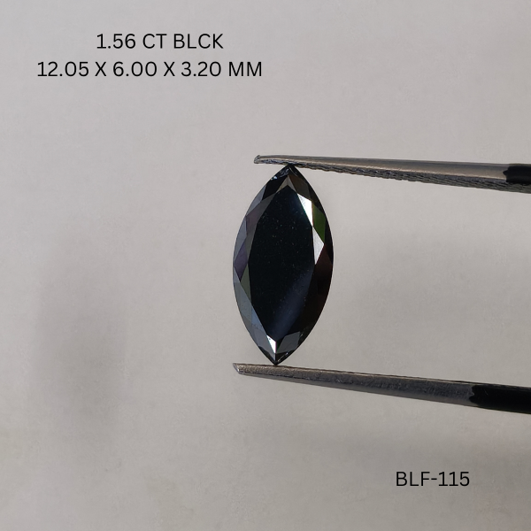 1.56 CT BLACK PK MARQUISE diamond Fancy Shape