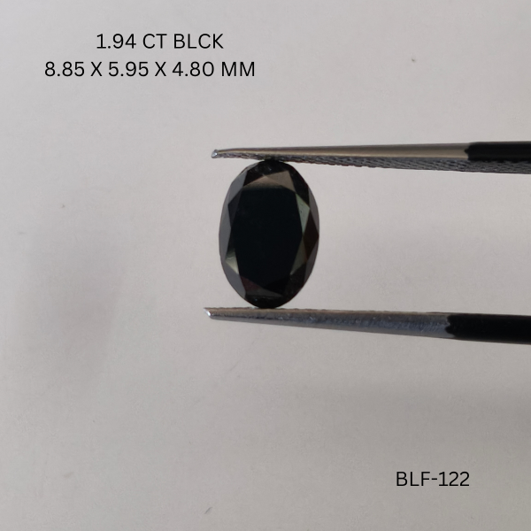 1.94 CT BLACK PK OVAL diamond Fancy Shape