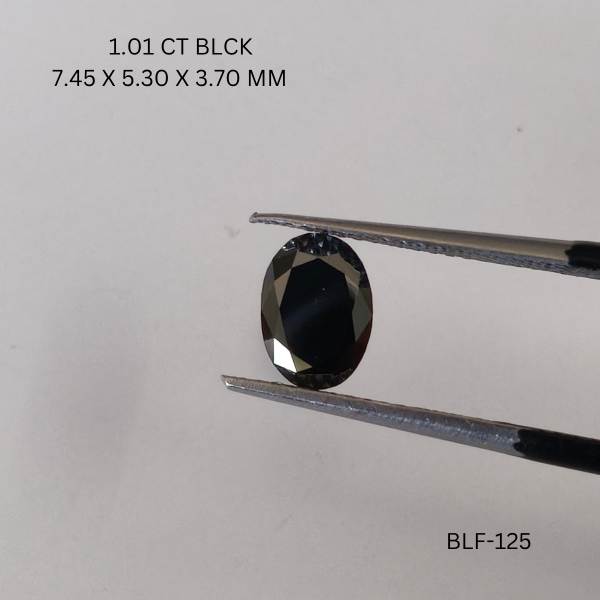 1.01 CT BLACK PK OVAL diamond Fancy Shape
