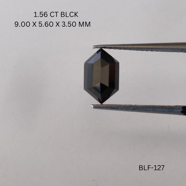 1.56 CT BLACK PK HEXAGONAL diamond Fancy Shape
