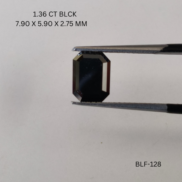 1.36 CT BLACK PK EMERALD diamond Fancy Shape