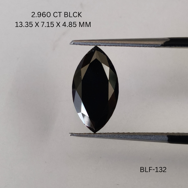2.96 CT BLACK PK MARQUISE diamond Black Diamond