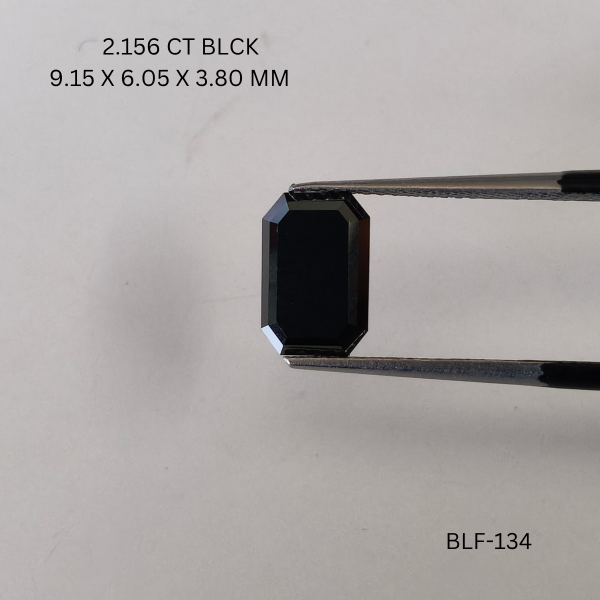 2.15 CT BLACK PK EMERALD diamond Fancy Shape