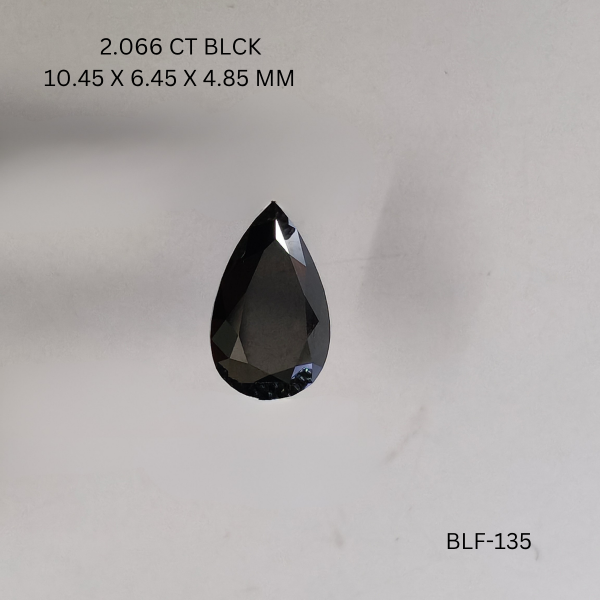 2.06 CT BLACK PK PEAR diamond Fancy Shape