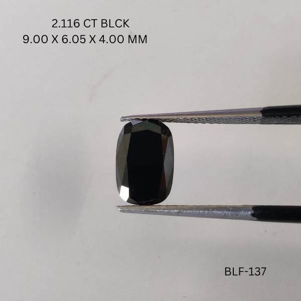 2.11 CT BLACK PK CUSHION diamond Fancy Shape