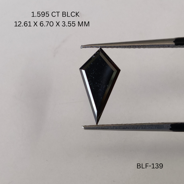 1.59 CT BLACK PK KITE diamond Black Diamond