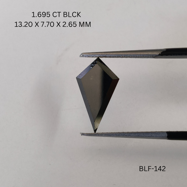1.69 CT BLACK PK KITE diamond Black Diamond