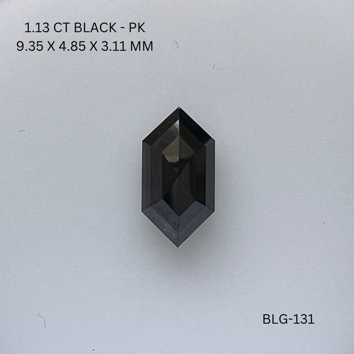 1.13 CT BLACK PK HEXAGONAL diamond Fancy Shape