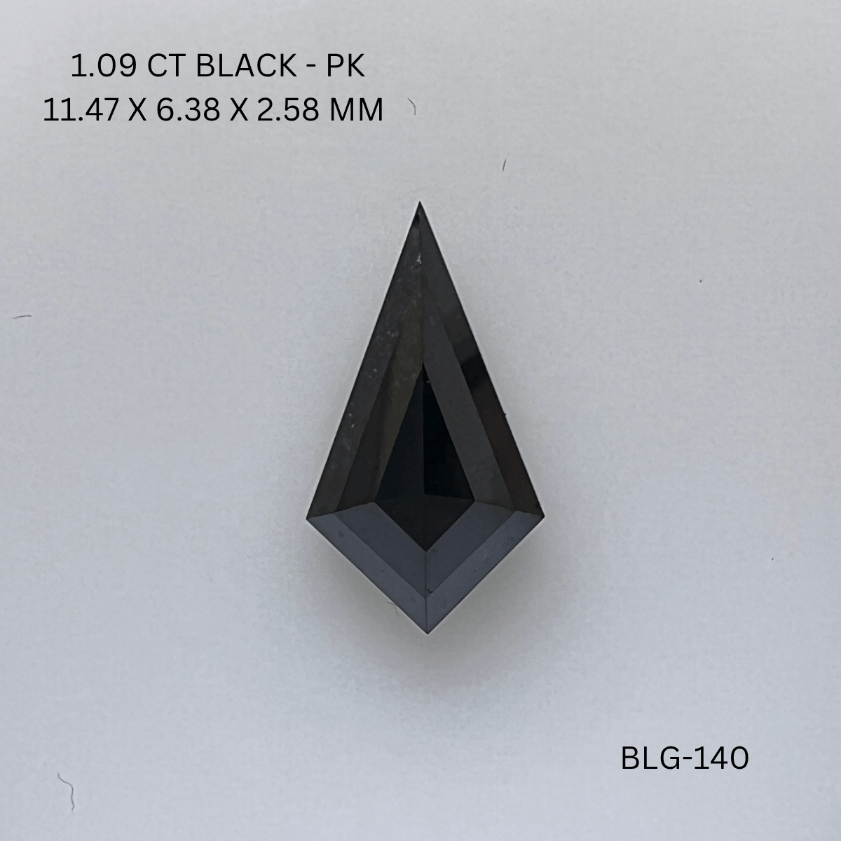 1.09 CT BLACK PK KITE diamond Fancy Shape