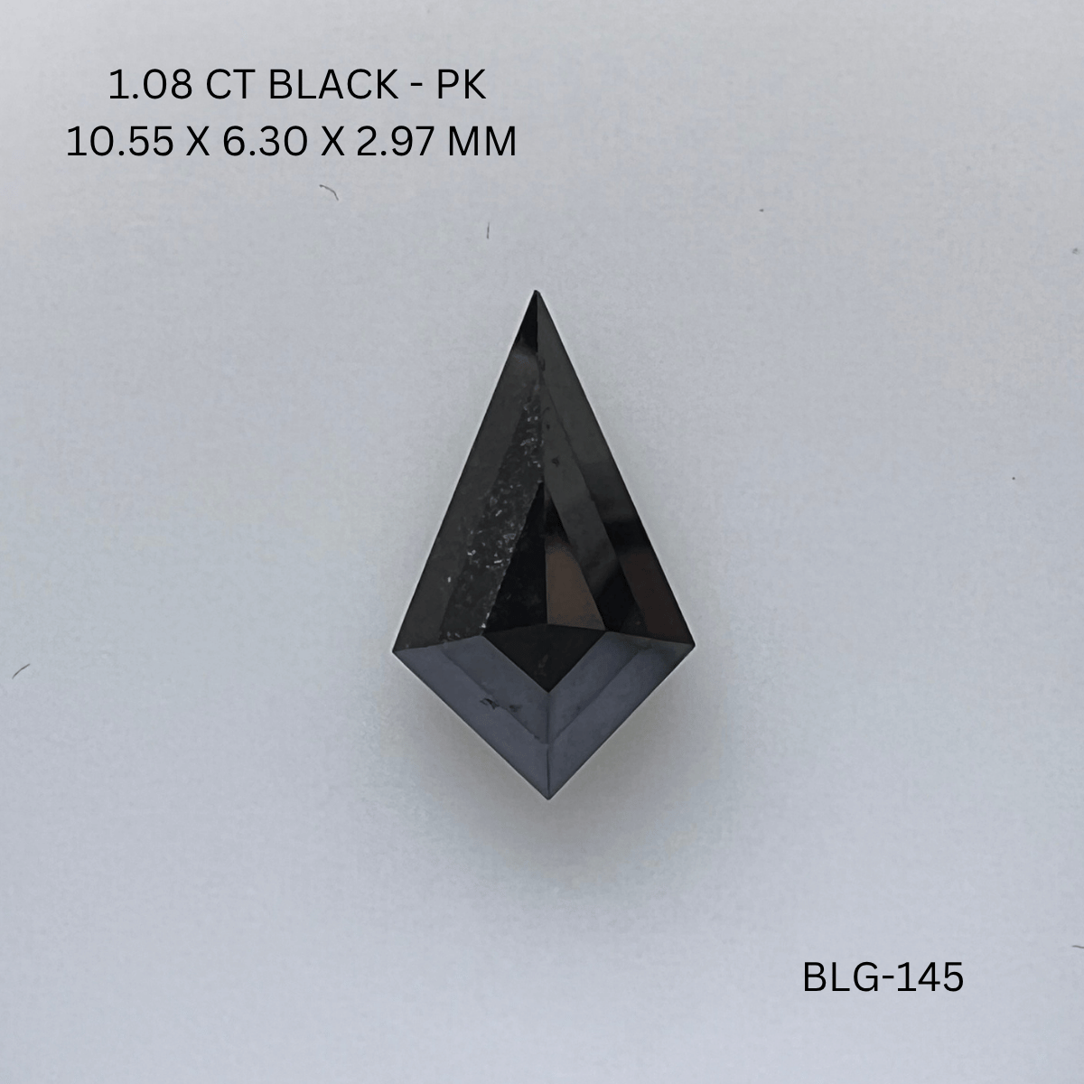 1.08 CT BLACK PK KITE diamond Fancy Shape