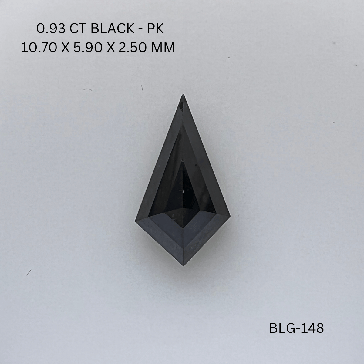 0.93 CT BLACK PK KITE diamond Fancy Shape