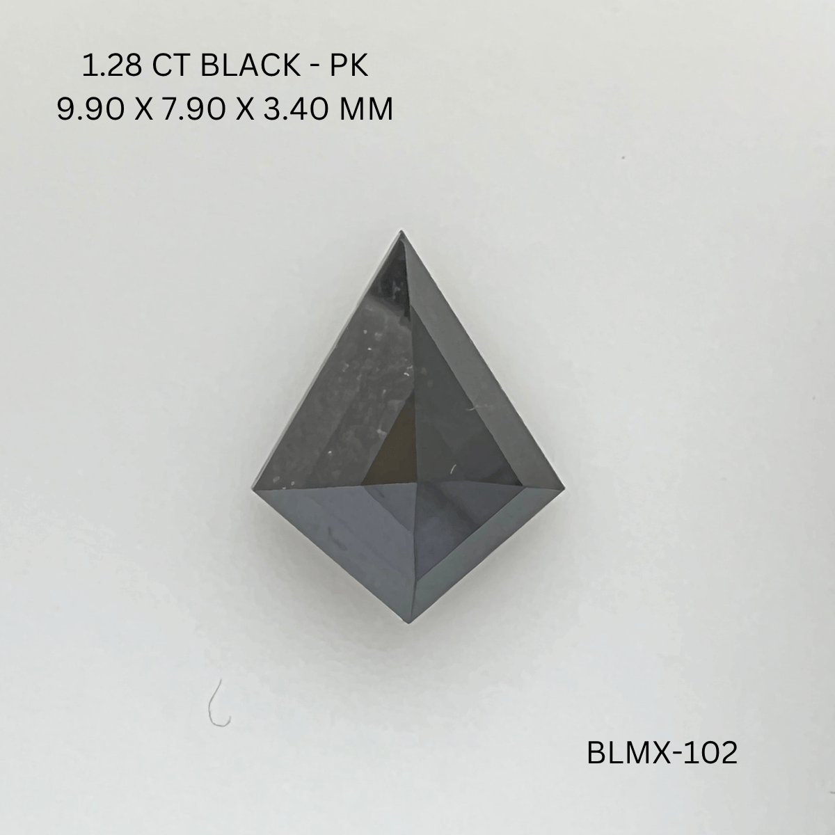 1.28 CT BLACK PK KITE diamond Fancy Shape