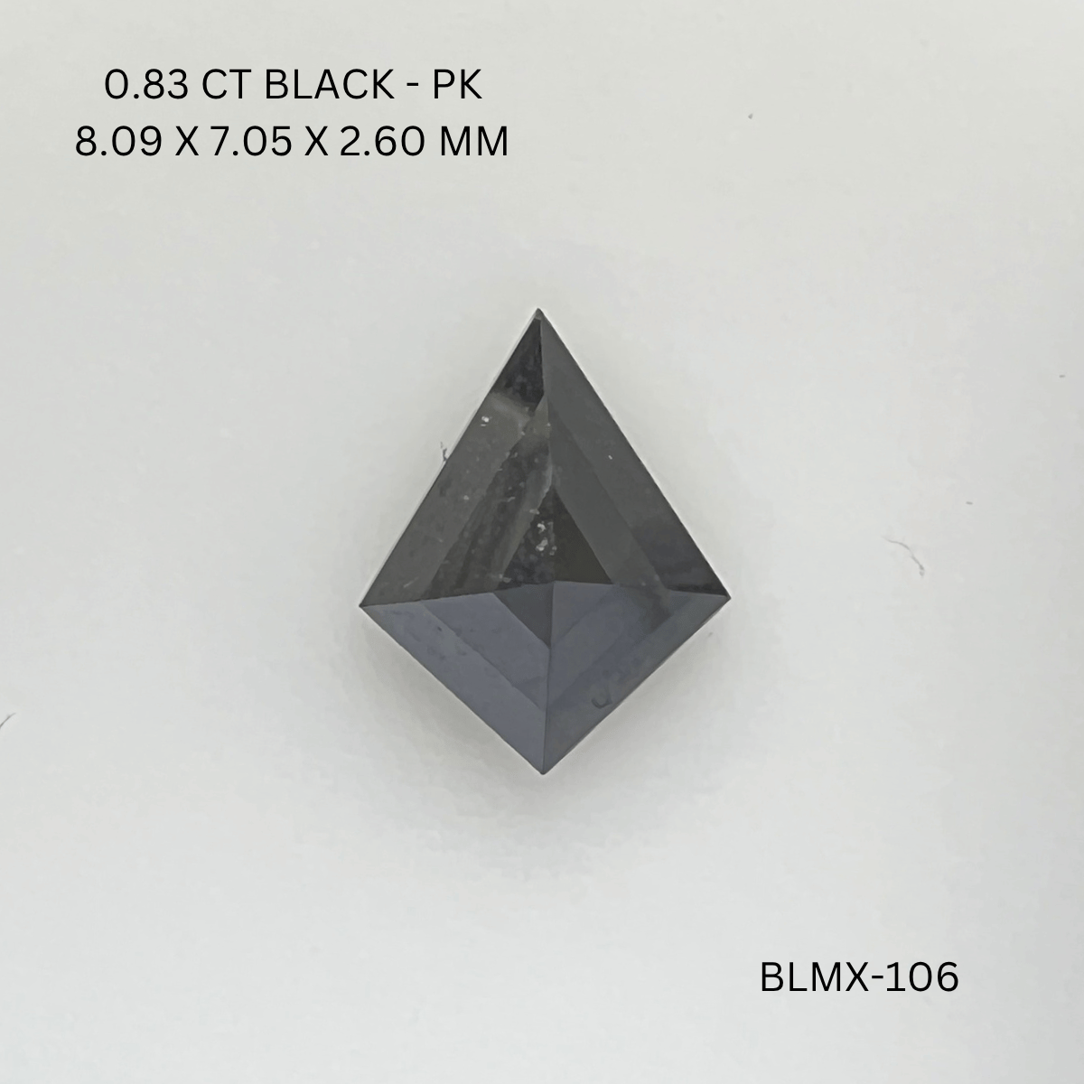 0.83 CT BLACK PK KITE diamond Fancy Shape