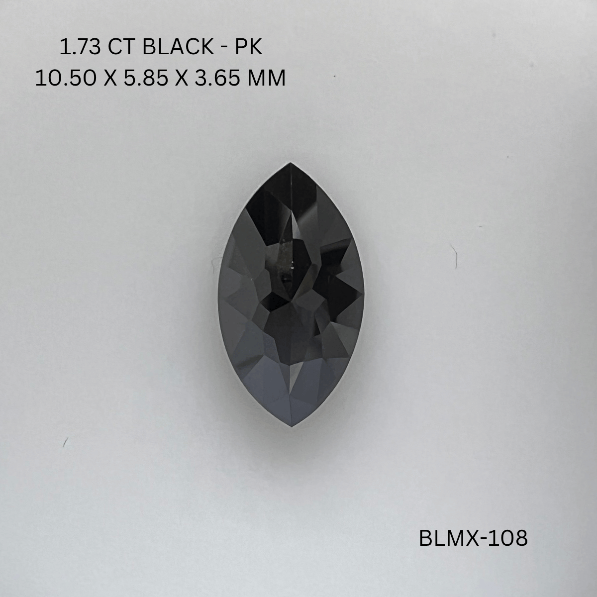 1.73 CT BLACK PK MARQUISE diamond Fancy Shape