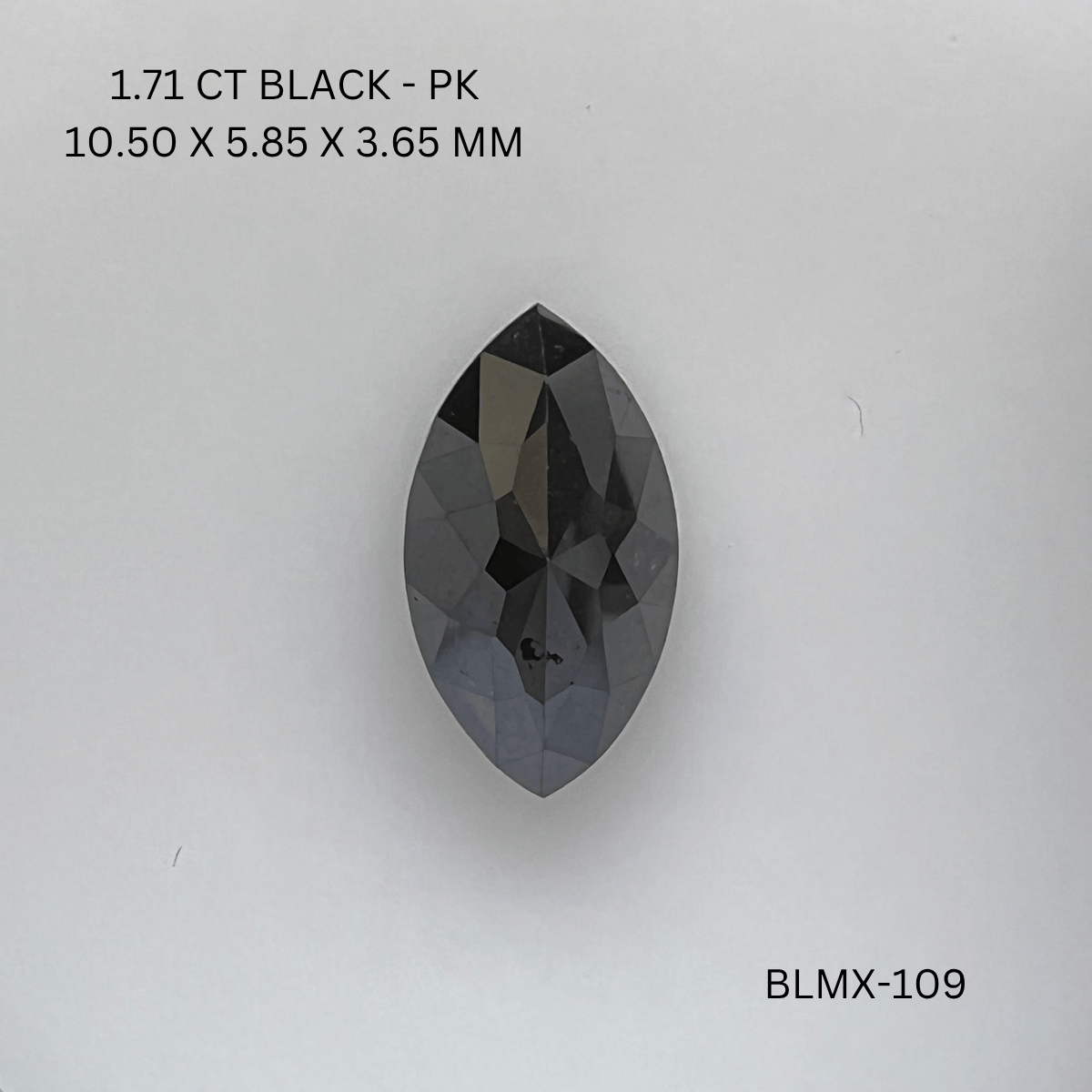 1.71 CT BLACK PK MARQUISE diamond Fancy Shape