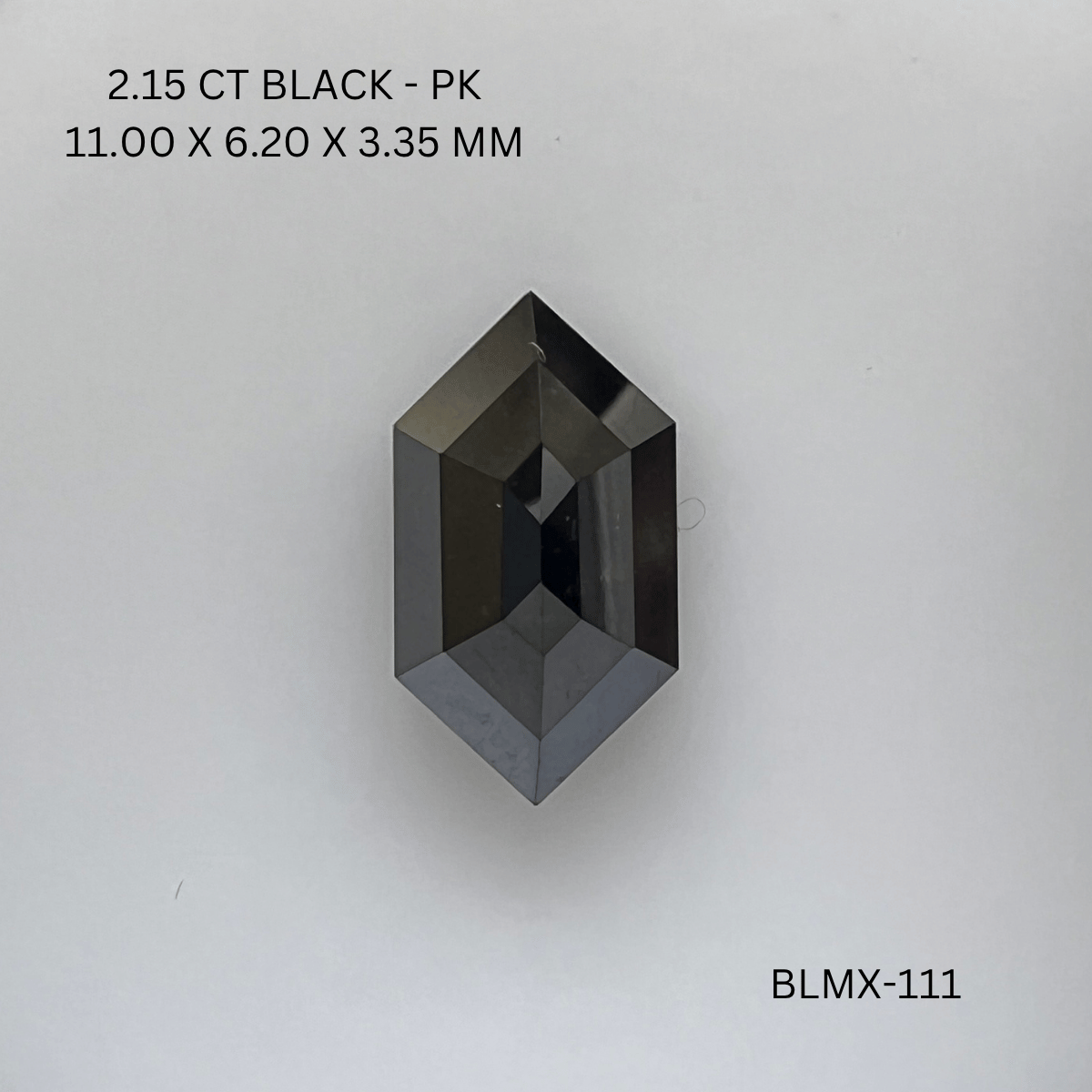2.15 CT BLACK PK HEXAGONAL diamond Fancy Shape