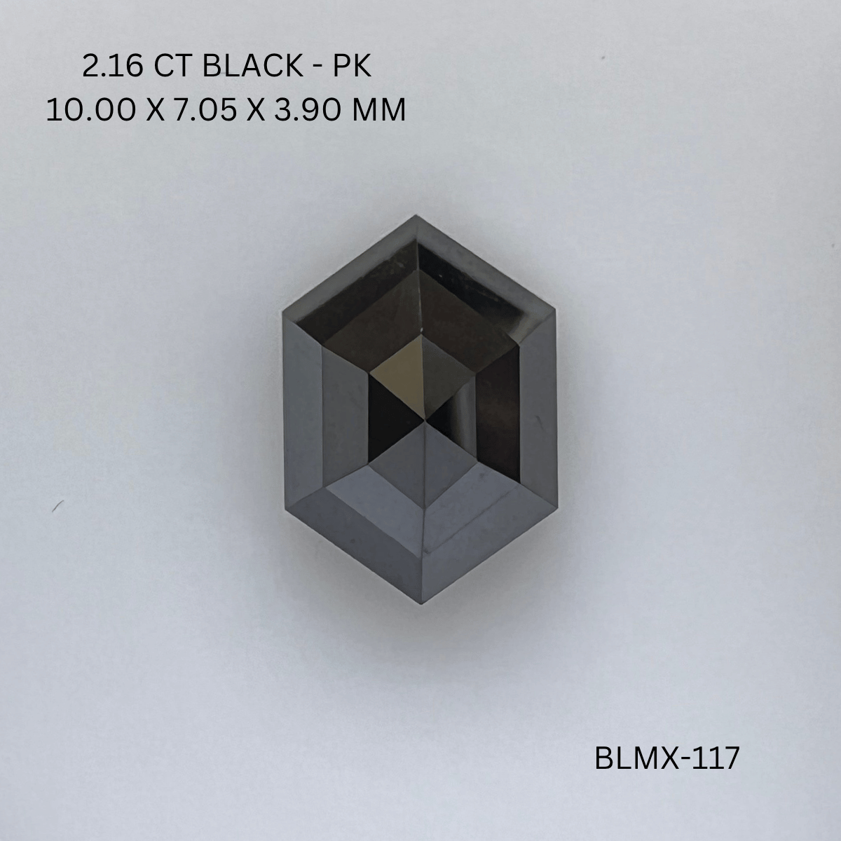 2.16 CT BLACK PK HEXAGONAL diamond Fancy Shape