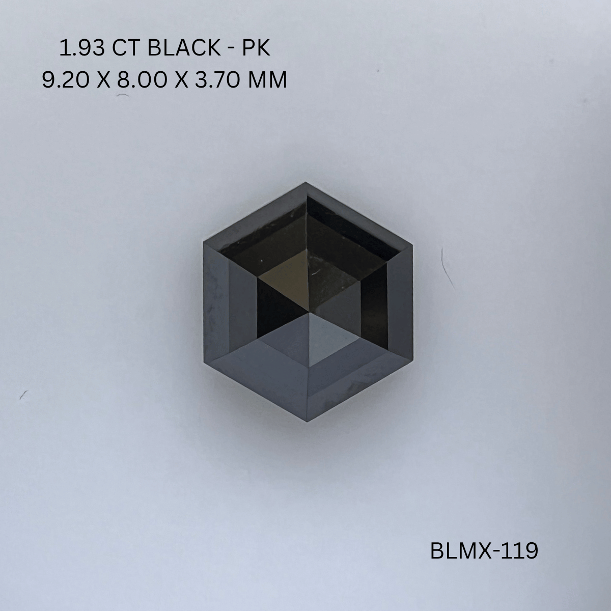 1.93 CT BLACK PK HEXAGONAL diamond Fancy Shape