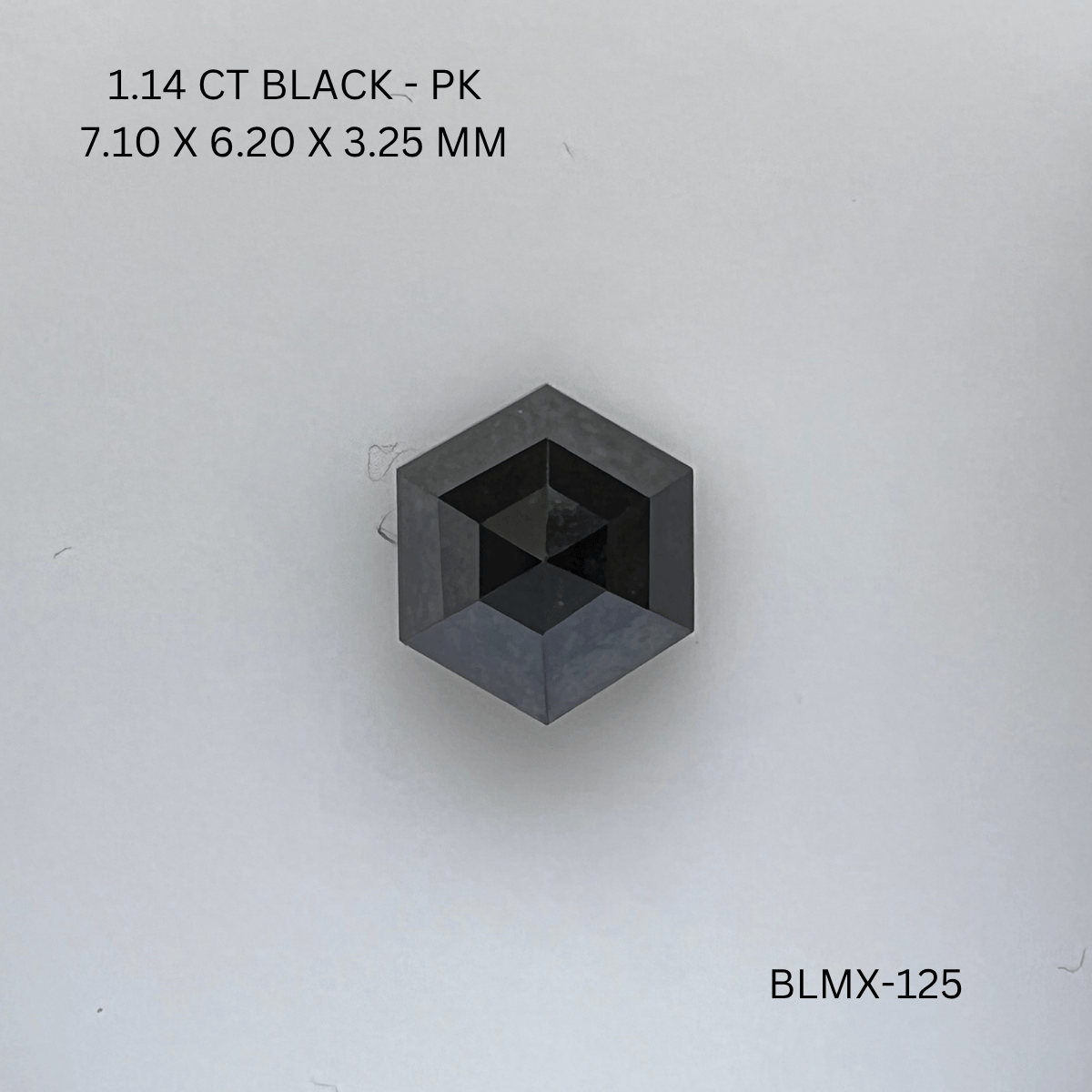 1.14 CT BLACK PK HEXAGONAL diamond Fancy Shape