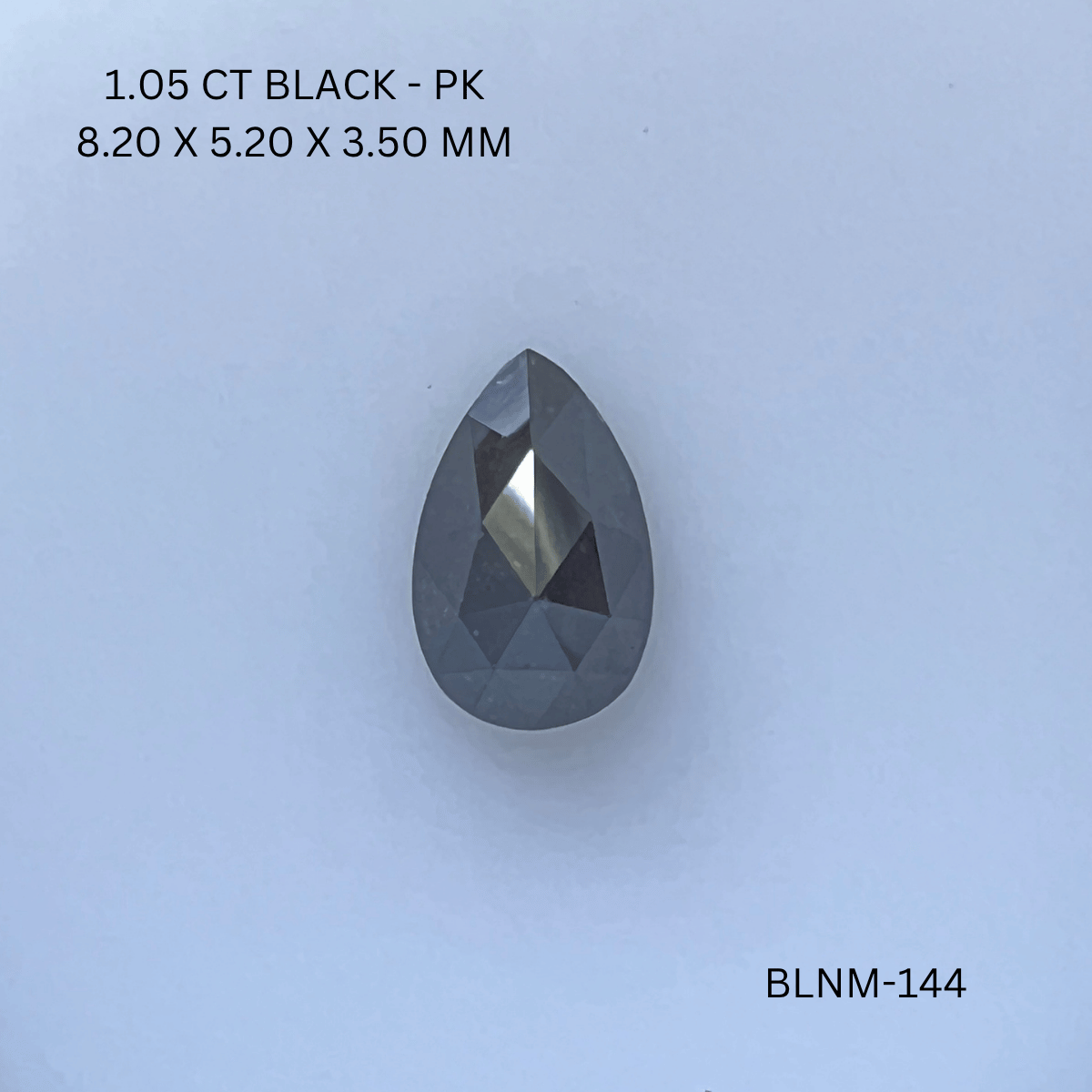 1.05 CT BLACK PK PEAR diamond Fancy Shape