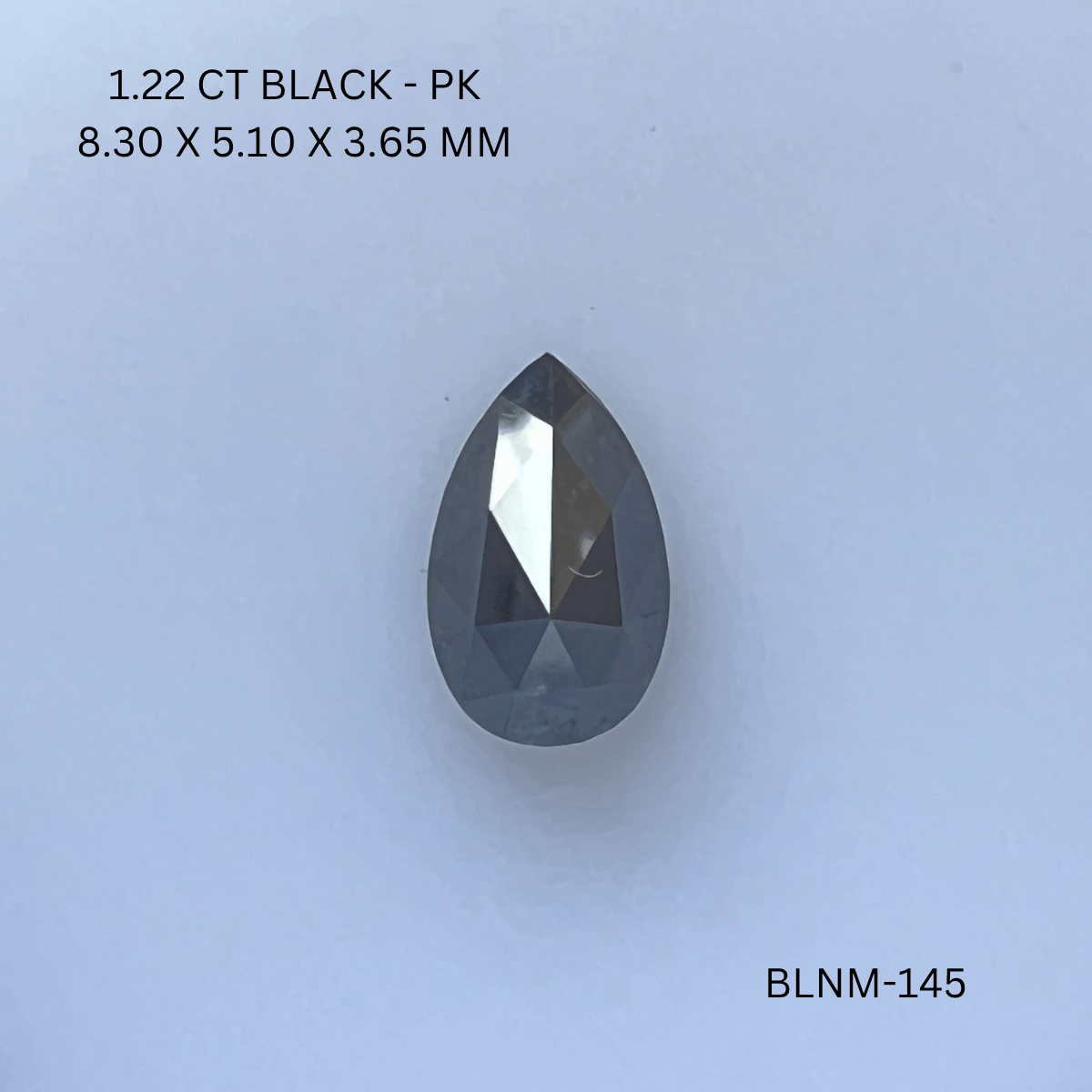 1.22 CT BLACK PK PEAR diamond Fancy Shape