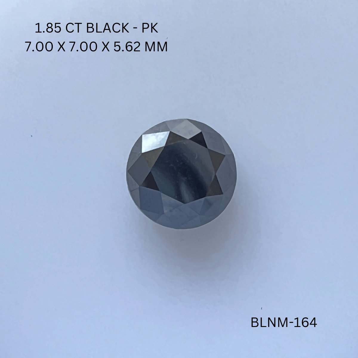 1.85 CT BLACK PK ROUND diamond Fancy Shape