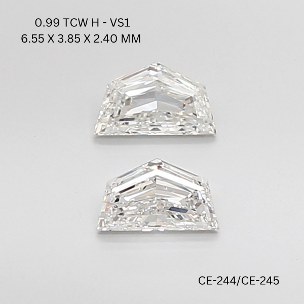 0.99 CT H VS1 CADILLAC diamond Pairs Inventory