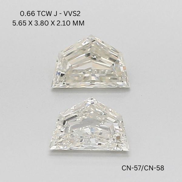 0.66 CT J VVS2 CADILLAC diamond Pairs Inventory