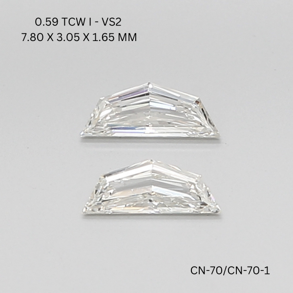 0.59 CT I VS2 CADILLAC diamond Pairs Inventory